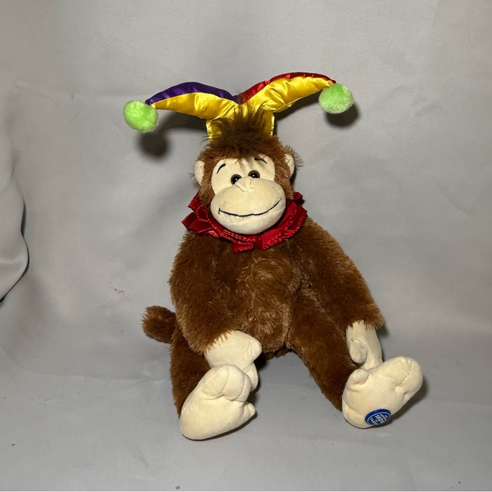 18” Ringling Bros. Barnum & Bailey Circus Jester Monkey Plush Toy